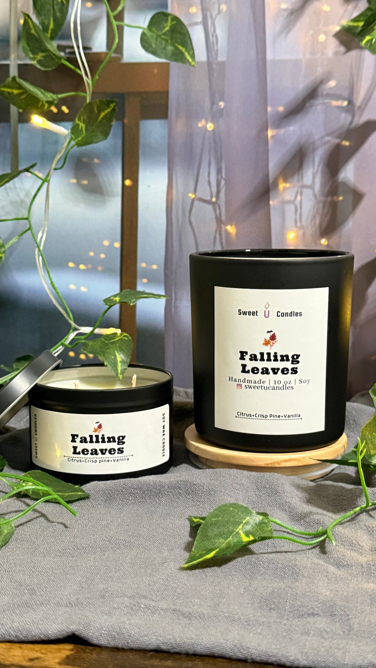 Falling Leaves Soy Candle