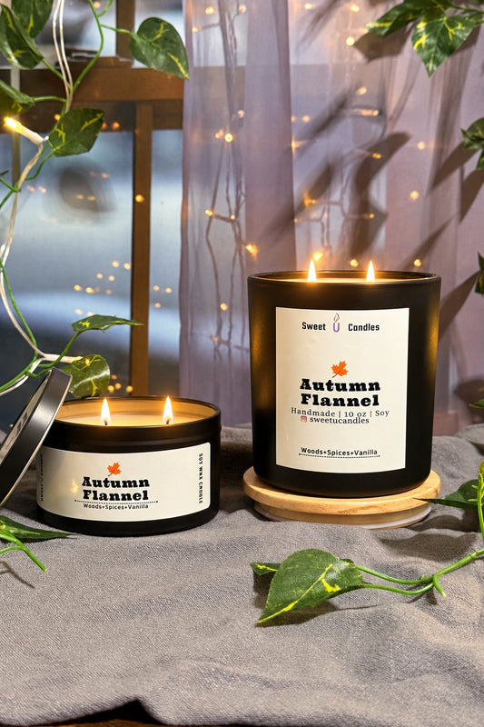 Autumn Flannel Sweet U Candles