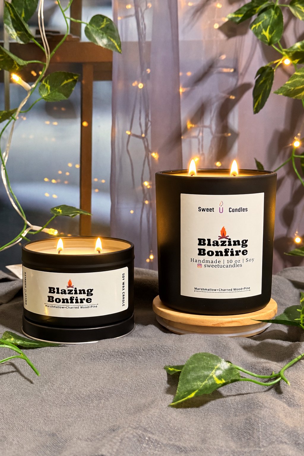 Blazing Bonfire Sweet U Candles
