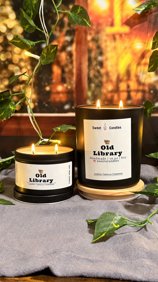 Old Library Sweet U Candles