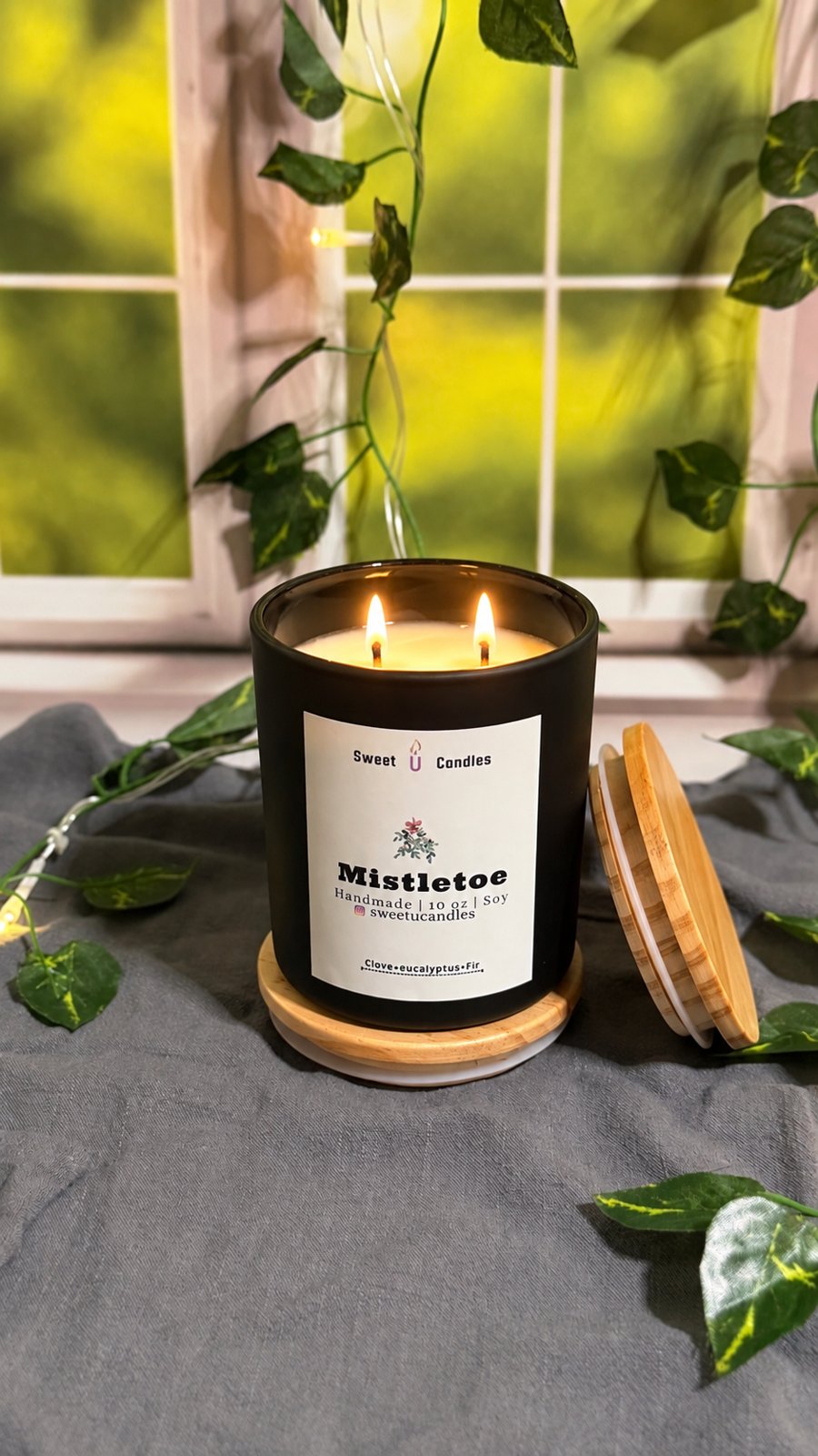 Mistletoe Sweet U Candles