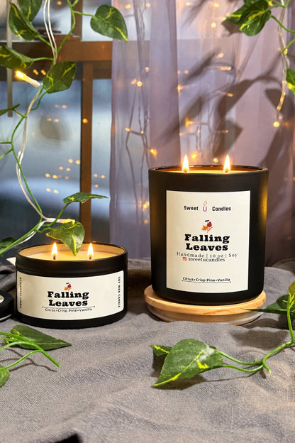 Falling Leaves Sweet U Candles