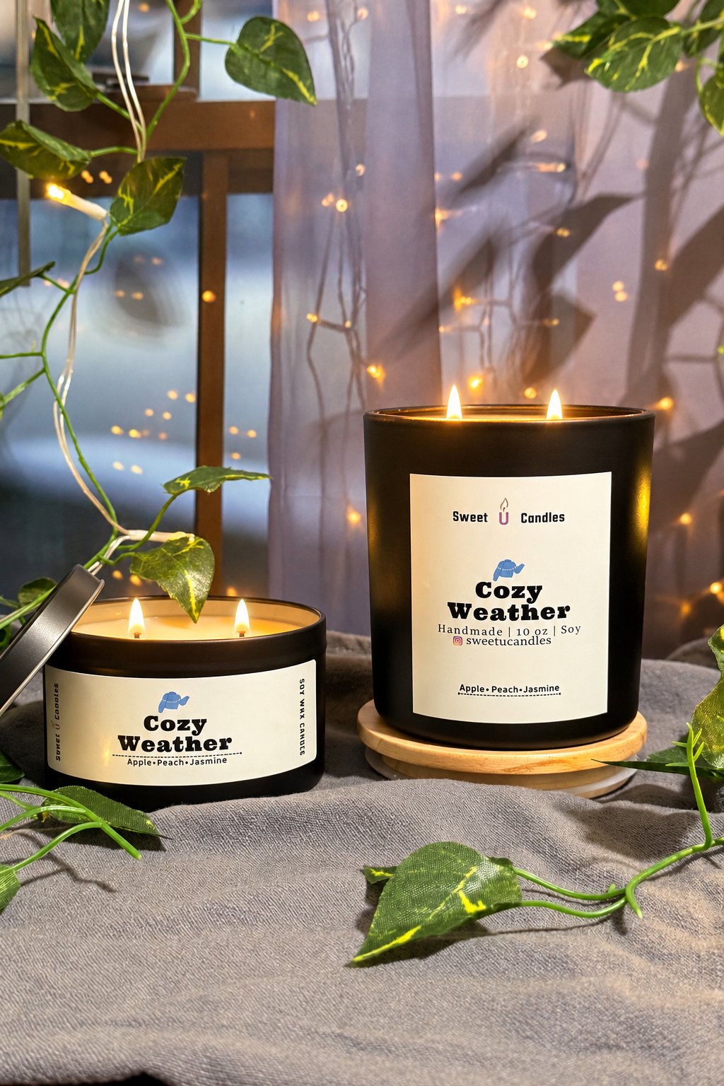 Cozy Weather Sweet U Candles