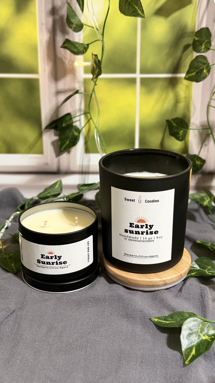 Early Sunrise Sweet U Candles