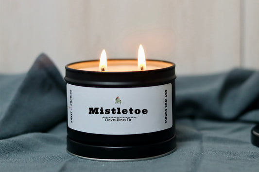 Mistletoe 6 oz Soy Candle - Sweet U Candles 