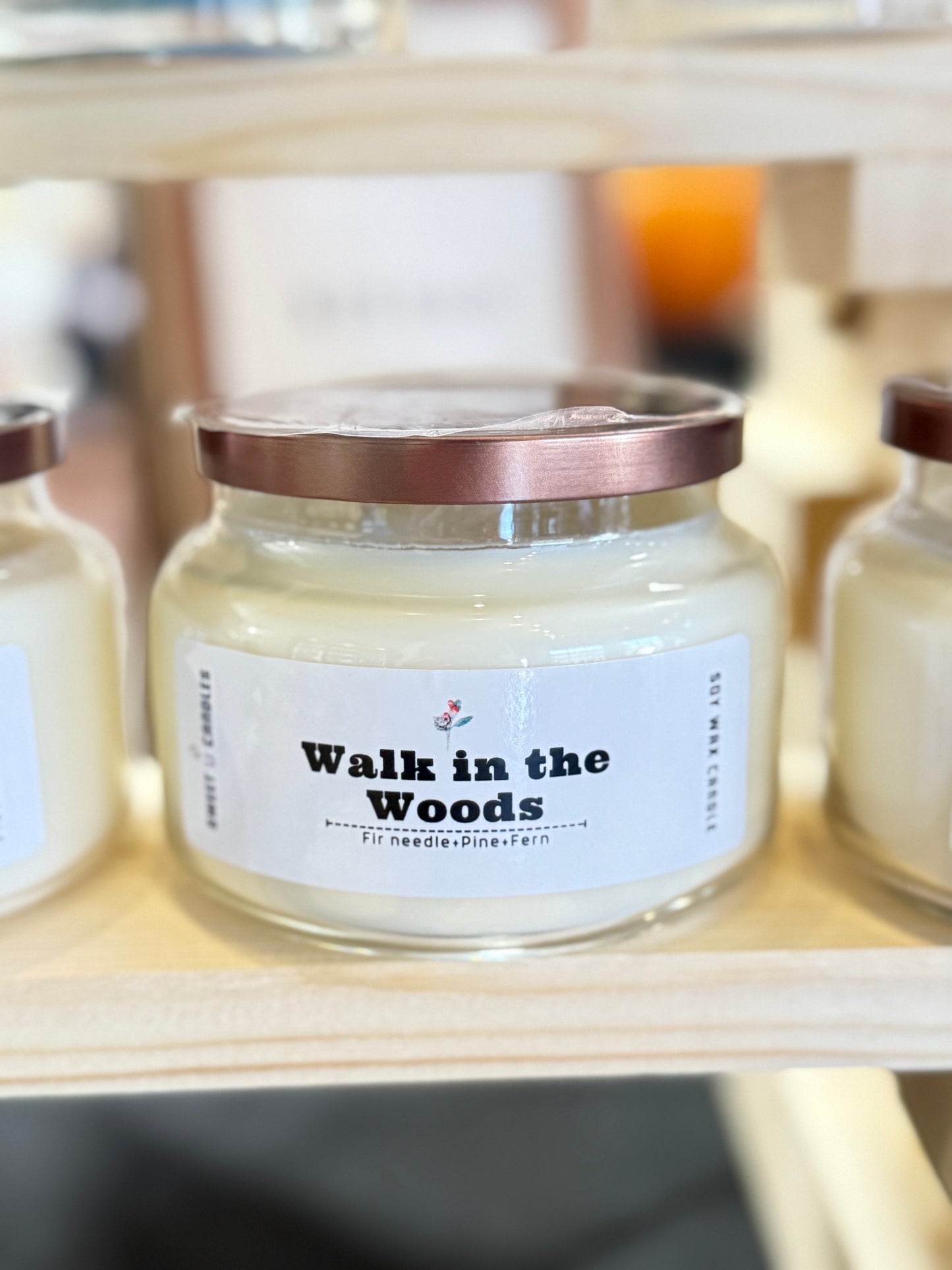 Walk In The Woods Candle - Sweet U Candles 