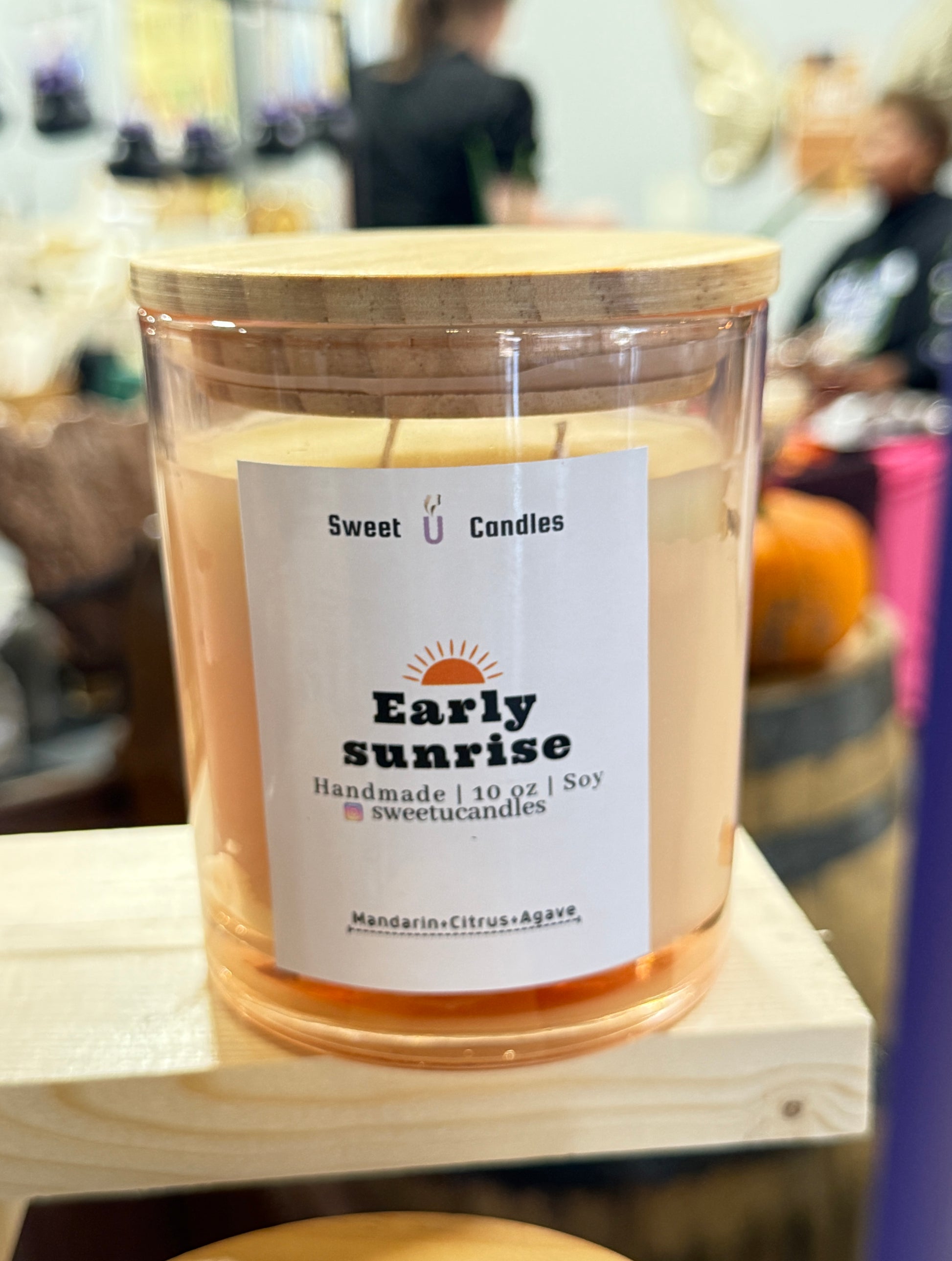 Early Sunrise 6 oz Soy Candle - Sweet U Candles 