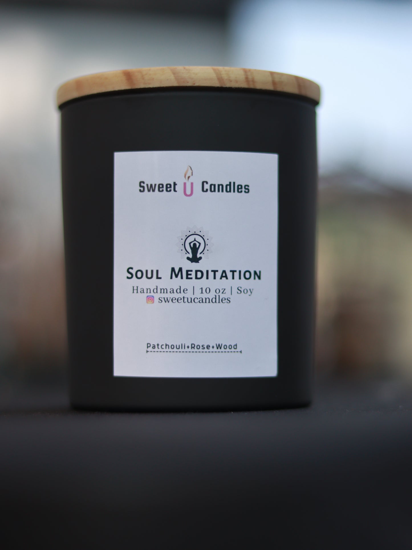 Soul Meditation 6 oz Soy Candle - Sweet U Candles 
