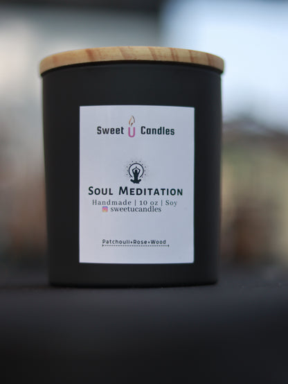 Soul Meditation 6 oz Soy Candle - Sweet U Candles 