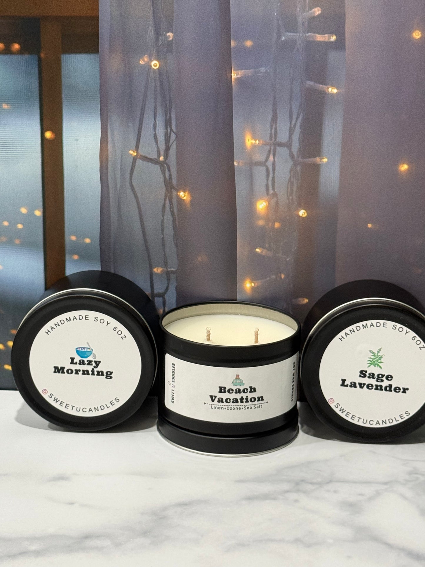 Trio Gift Set — 3 Soy Candles - Sweet U Candles 