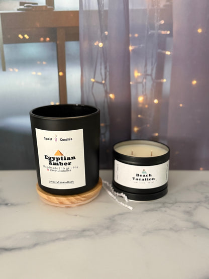 Mix Duo Gift Set — One 6 oz + One 10 oz Candle - Sweet U Candles 