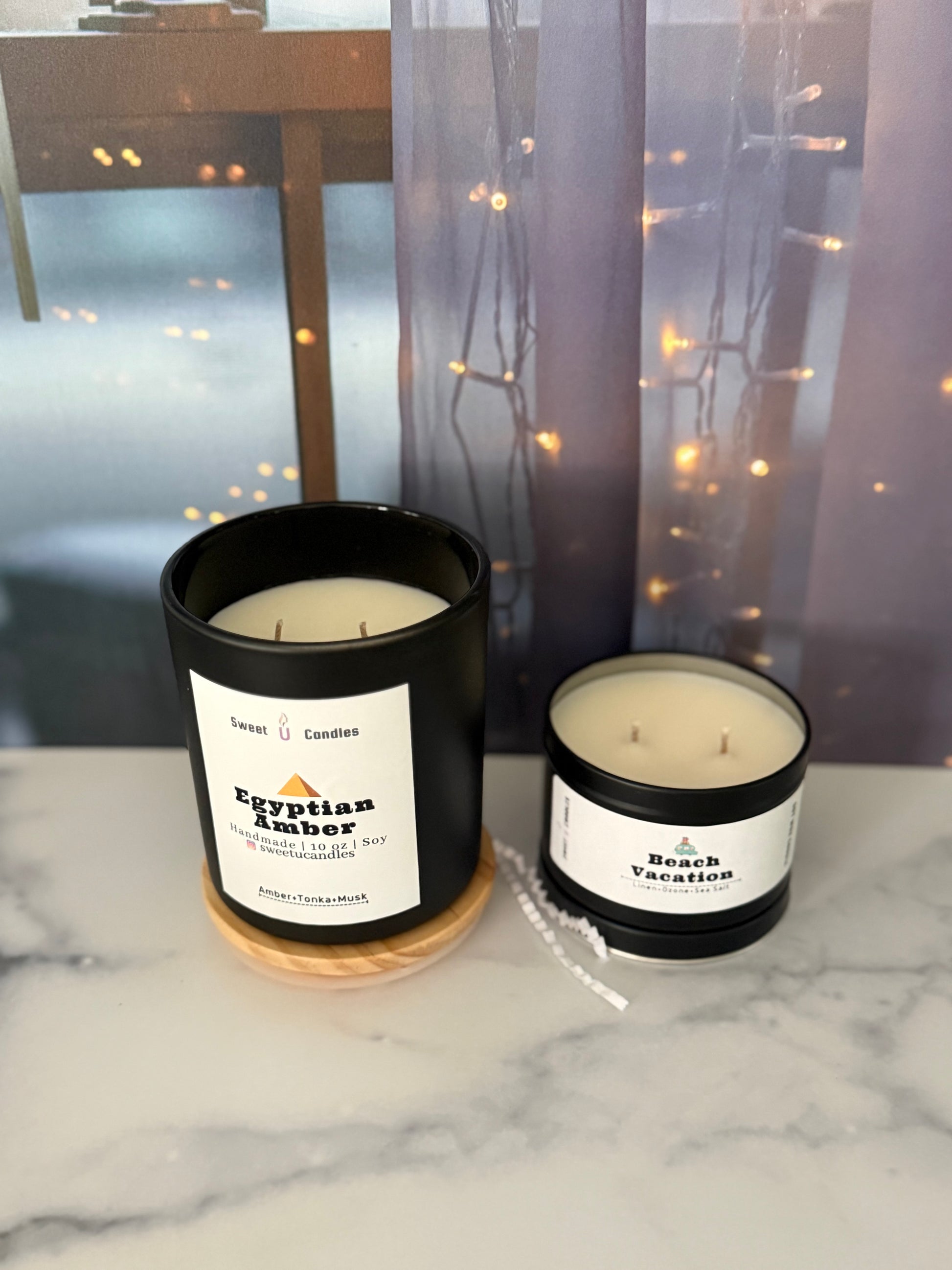 Mix Duo Gift Set — One 6 oz + One 10 oz Candle - Sweet U Candles 