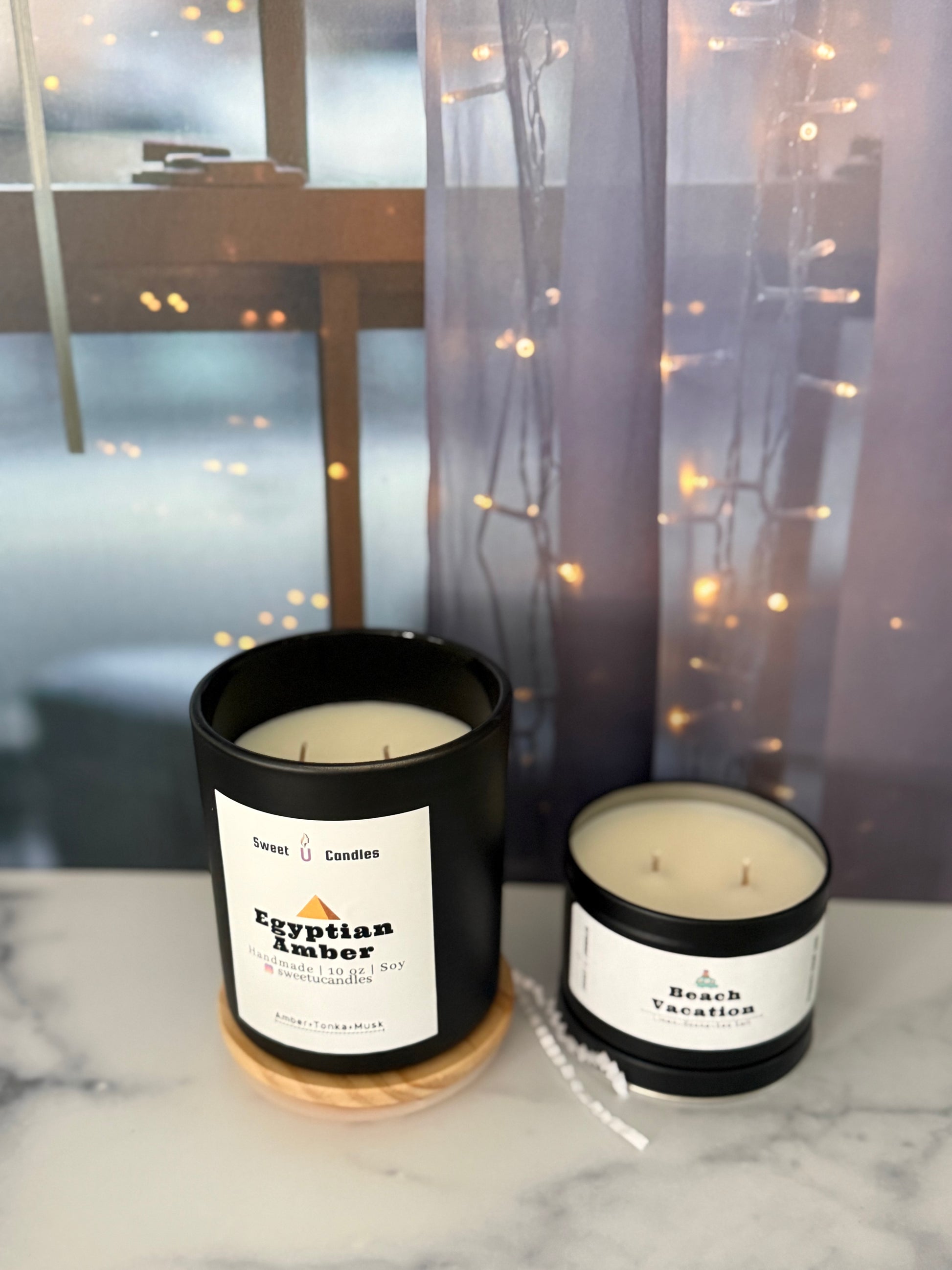 Mix Duo Gift Set — One 6 oz + One 10 oz Candle - Sweet U Candles 