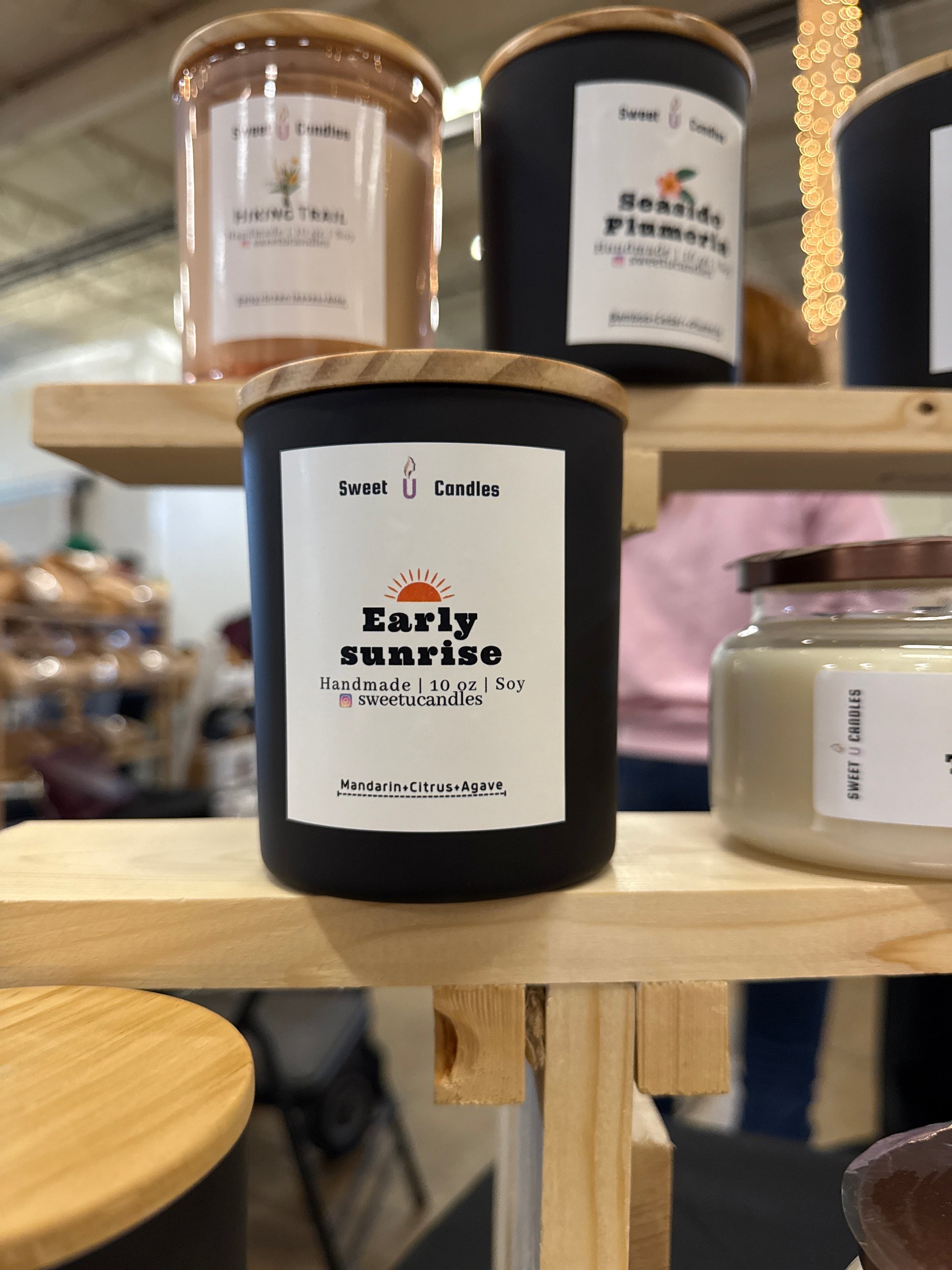 Early Sunrise 6 oz Soy Candle - Sweet U Candles 