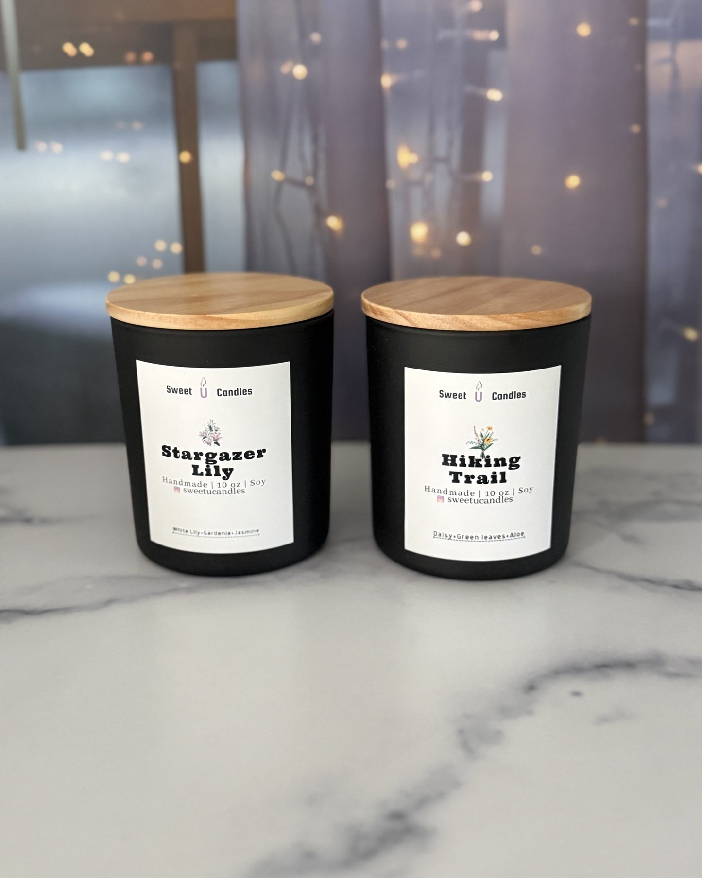 Sweet U 10oz soy candle duo gift set