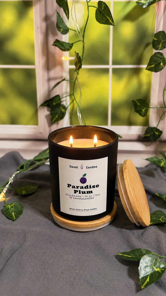 Paradise Plum 10 oz Soy Candle