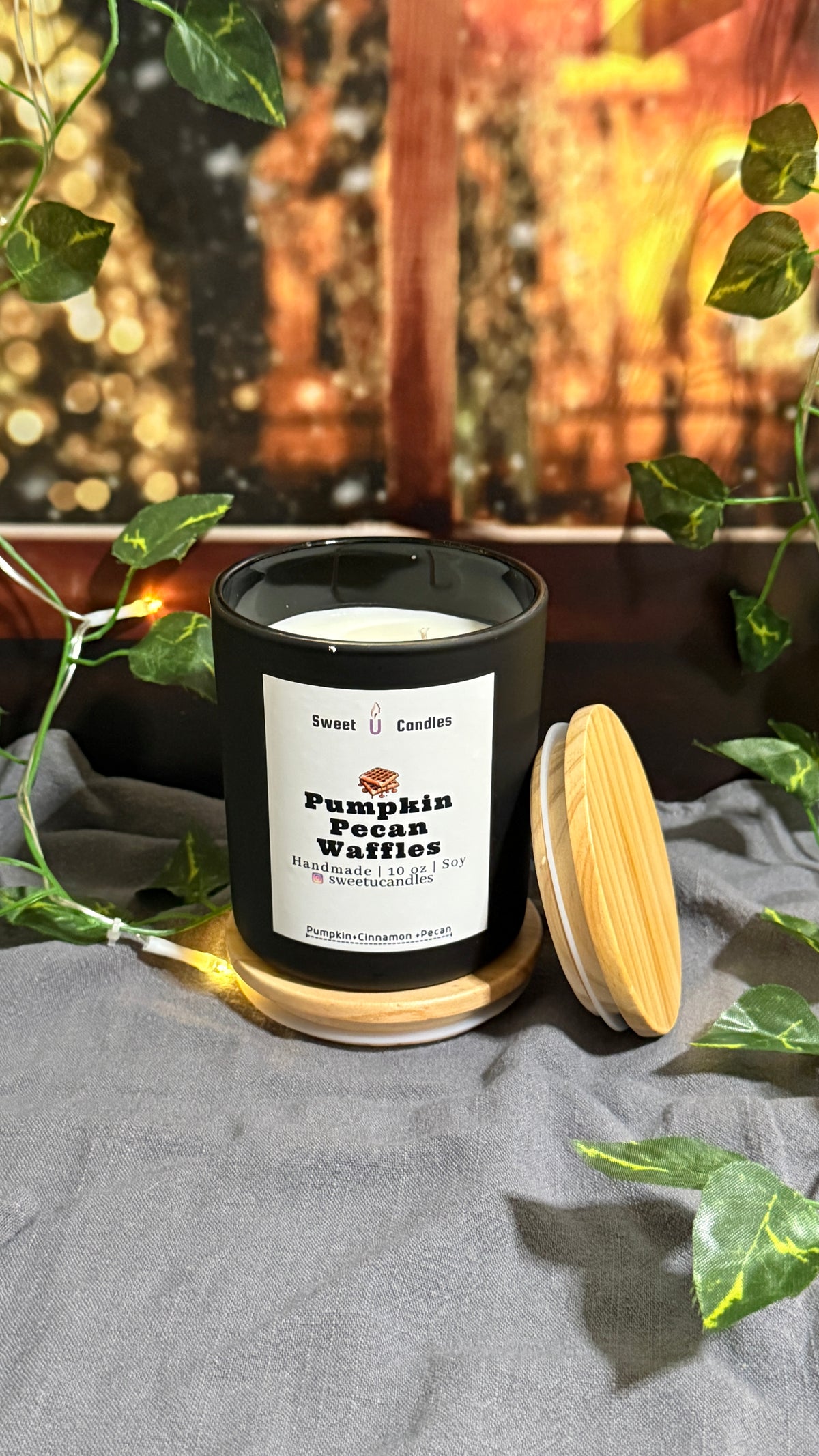 Pumpkin Pecan Waffles Soy Candle