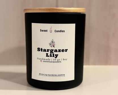 Stargazer Lily soy candle